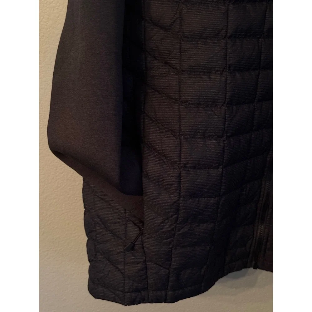 The North Face ThermoBall Hybrid Jacket Mens XL Black Excellent Quilted Hooded